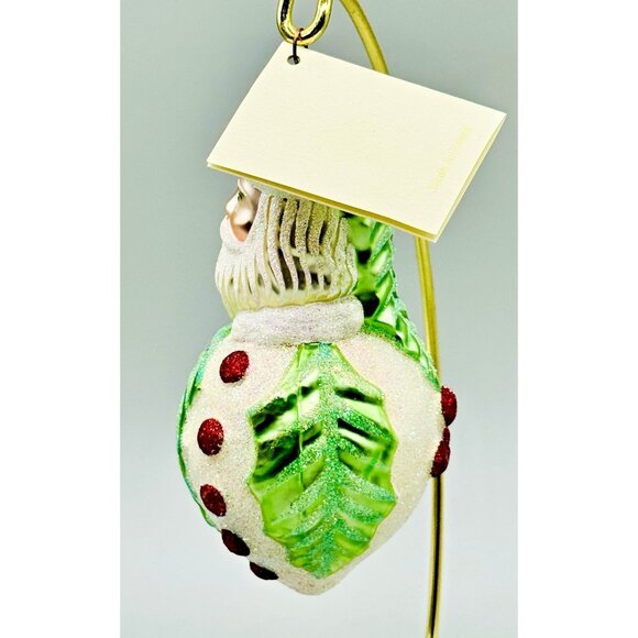Patricia Breen Hollyberry Santa Christmas Ornament #9722 Original Tag 1997 - Picture 4 of 8